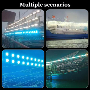 Lampe de pêche submersible LED verte 1200W, construction en alliage d'aluminium IP65, portée d'éclairage 150m, CRI 90 élevé, attire les poissons - Product Image 4