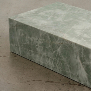 Mesa de Centro de Cuarzo <span class=keywords><strong>Esmeralda</strong></span> Natural de Estilo Retro de Lujo Cammy Stone, Moderna y Baja, para Sala de Estar, <span class=keywords><strong>Villa</strong></span>, <span class=keywords><strong>Hotel</strong></span>, Hogar - Product Image 5