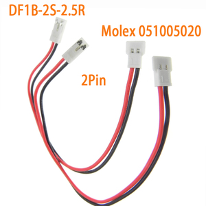 Assemblaggio OEM Molex 0510050200 a DF1B-2S-2.5R, Cablaggio Adattatore con Passo da 2 Pollici per Moduli di Automazione ed Elettronica di Consumo - Product Image 1