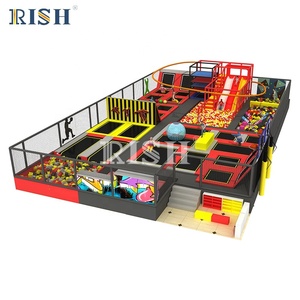 Cursos de Ninja Personalizados para Complejos Comerciales, Fosas de Espuma, Equipos para Parques de Trampolín Cubiertos para Adultos y Niños - Product Image 4