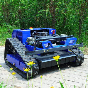 Cheapest Rubber Crawler Lawn Mower Brand Engine <b>Mini</b> <b>Robotic</b> Lawn Mower for Garden Lawn - Product Image 6
