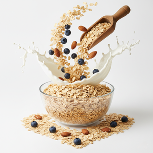 Hot Sale Non GMO Breakfast Healthy Food Easy Cooking Whole Oats in Bulk Overnight Packaged in Bags <strong>Muesli</strong> Cereal Rolled Oats - Product Image 1