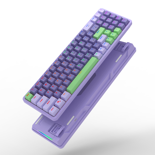 Best Selling Single LED Rainbow Wired Mechanical Keyboard for Gaming & Window Working