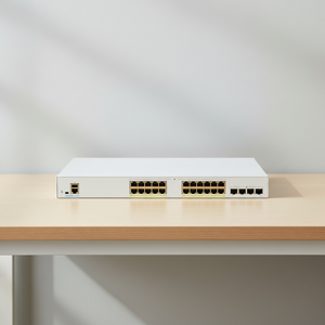 Commutateur d'entreprise <span class=keywords><strong>C1000FE</strong></span>-<span class=keywords><strong>24P</strong></span>-<span class=keywords><strong>4G</strong></span>-<span class=keywords><strong>L</strong></span> Série C1000 24 ports PoE 2x1G SFP Full-Duplex avec SNMP, QoS, empilable, capacité de commutation de 672 Gbit/s - Product Image 1