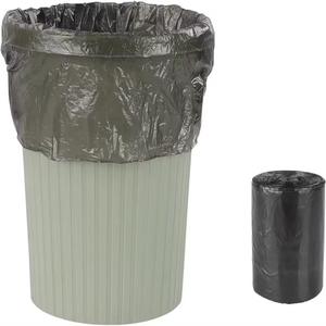 Large Black Plastic Garbage Commercial Industrial Compostable Biodegradable <b>Bin</b> Liners Trash Bags - Product Image 1