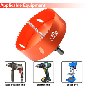 90Mm/3 1/<span class=keywords><strong>2</strong></span> "Lỗ Saw Bi-Kim Loại Saw Khoan Công Cụ Với Twist Khoan Bit Cho Cornhole Bảng Gỗ Thạch Cao Ván Ép Nhựa - Product Image 5