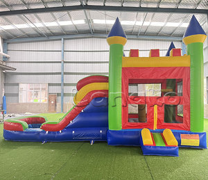 Trampoline d'eau <span class=keywords><strong>gonflable</strong></span> à bas prix combo de rebond de <span class=keywords><strong>toboggan</strong></span> sec humide <span class=keywords><strong>avec</strong></span> <span class=keywords><strong>piscine</strong></span> pour sauter - Product Image 3