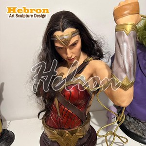 Statue en résine personnalisée d'un personnage de film d'action <span class=keywords><strong>Marvel</strong></span> Wonder Woman - Product Image 1