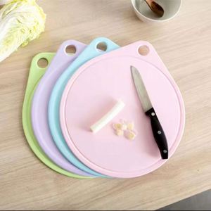Custom <b>Logo</b> Mini Round Disposable Eco-Friendly Silk Screen Printed Custom Material Kitchen Chopping <b>Board</b> Cutting Set - Product Image 2