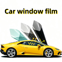 Film solaire nano-céramique KUCAI pour vitres de voiture, auto-adhésif, protection contre les UV et la chaleur à 99%, confidentialité et sécurité