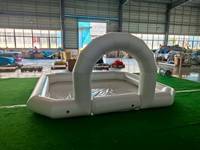 Jeux de plein air Voitures tamponneuses Arena Gonflable Blow up Piste de course pour enfants pour voiture tamponneuse avec pompe à air pour la location de fête