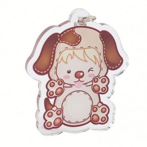 Design Creative Acrylic <b>Keychain</b> Diy Advertising Photo Pendant - Product Image 5