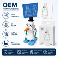 Ensemble de blocs de construction de bonhomme de neige de Noël personnalisé, jouet de construction STEM OEM, mini kit de modèle de vacances, marque privée pour enfants