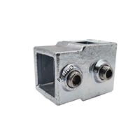 Connecteur de tuyau carré en métal personnalisé Outils de serrage de clé pour raccords de garde-corps