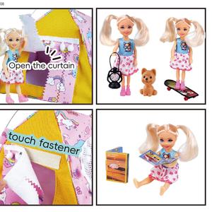 <strong>Plastic</strong> Pretend Baby <strong>Doll</strong> Beautiful Fashionable Simulation Diy <strong>Small</strong> <strong>Doll</strong> House Camp Tent - Product Image 2