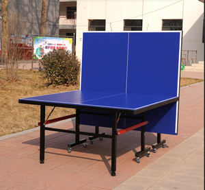 Wholesale Eco-Friendly <b>Table</b> <b>Tennis</b> <b>Table</b> Set 15mm SMC Top Metal Frame with Wheel Durable and Foldable Pingpong <b>Table</b> - Product Image 2