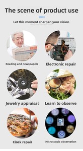 Lupa <span class=keywords><strong>de</strong></span> Mano <span class=keywords><strong>de</strong></span> Alta Magnificación para Joyería, Recargable, con Luz LED Potente, <span class=keywords><strong>Precio</strong></span> al por Mayor - Product Image 6