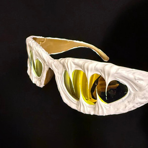 <span class=keywords><strong>Occhiali</strong></span> <span class=keywords><strong>da</strong></span> <span class=keywords><strong>Sole</strong></span> Artigianali con Design Venom, per Uomo e Donna, Stile Gotico di Nicchia, Personalità Audace - Product Image 4