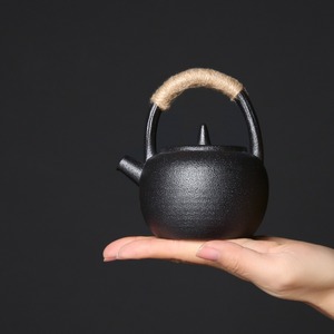Juego de Té <span class=keywords><strong>Kung</strong></span> <span class=keywords><strong>Fu</strong></span> Mini Vintage Hecho a Mano por MSH, Tetera de Cerámica para <span class=keywords><strong>Bar</strong></span> de Ocio - Product Image 3