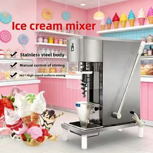 Máquina Mezcladora Comercial de Helado y Yogur Congelado Tipo Tornado de Frutas, de Acero Inoxidable 304, Suministro de Fábrica - Product Image 6