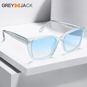 Lunettes de soleil polarisées Grey Jack, monture carrée, protection UV400, unisexe, mode, extérieur, conduite, cyclisme - Product Image 1