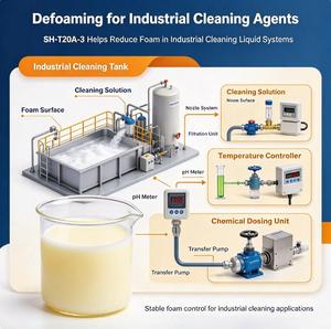 Desespumante Industrial SH-T20A-3 para Procesos Húmedos, Síntesis Química, Tratamiento de Agua Circulante - Product Image 3