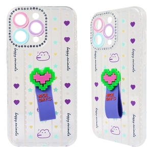 Meilleure vente housses de téléphone portable transparentes avec boucle annulaire Housse de protection unique Estuches Carcasas Para Celulares - Product Image 3