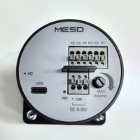 Altavoz Industrial Multifunción MESD para Montaje en Panel, Apto para Comunicación Industrial AUX, PLC, PAC, Controladores Dedicados