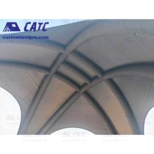 Catc biểu tượng tùy chỉnh 8M Inflatable Dome lều cho các sự kiện kích cỡ khác nhau nhuộm thăng hoa Đảng Lều để bán - Product Image 4