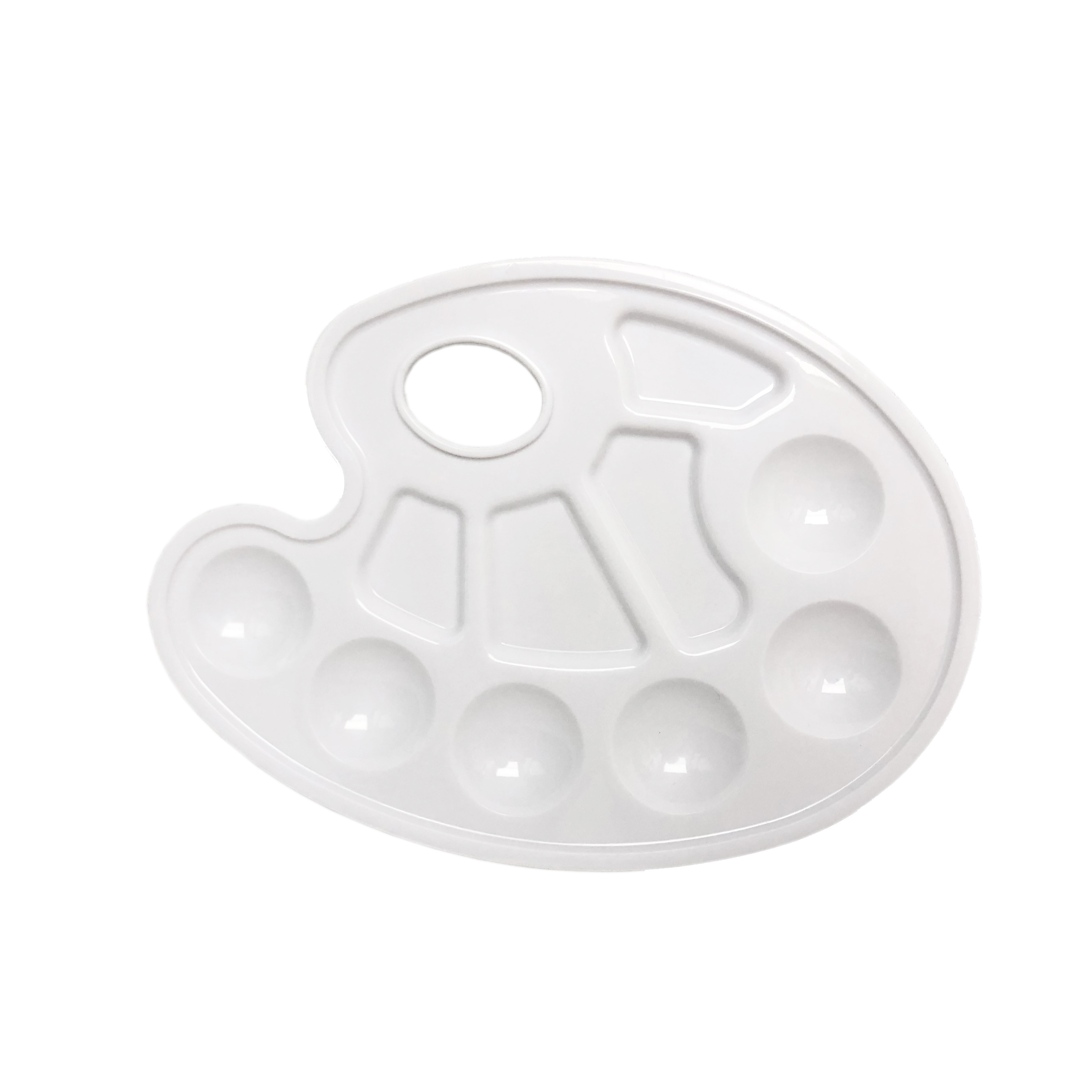 Высококачественная художественная картина, белая пластиковая палитра для художественной живописи, производитель пластиковых лотков для рисования