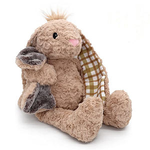 Einfach zu bedienen hochwertige Großhandel weich gefüllte Kaninchen Plüsch Spielzeug Kaninchen Decke 2 in 1 Verwendung im Schlaf - Product Image 2