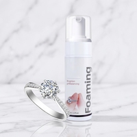 Spray Moussant Nettoyant Écologique Personnalisé pour Bijoux en Or et Argent, Anti-Jaunissement et Blanchissant, pour Perles et Colliers