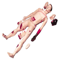 Tema médico, ciencia médica, herida ardiente, modelo de entrenamiento de enfermería, maniquí avanzado de médico general, maniquí de Trauma