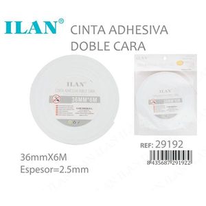 Nastro biadesivo Ilan 36mm X 6m Spessore 2,5mm - Product Image 1