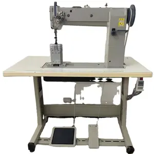 8365 Industrial Double Needle Compound Unison Feed Post Bed Sewing Machine For Heavy Material