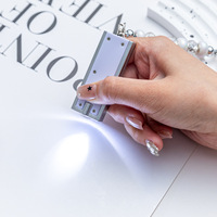Linterna de Bolsillo Portátil Mini LED con Llavero de Cuentas DIY, Promocional, Metálica, con Serigrafía, Impermeable, de Lujo