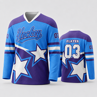 Camiseta de Hockey sobre Hielo Personalizada para Equipos Juveniles y Adultos, Entrenamiento, Práctica y Partidos, Pedidos al por Mayor y en Grandes Cantidades