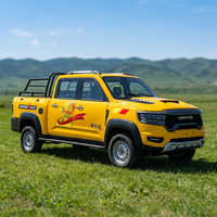Camioneta Eléctrica Todoterreno 4x4 con Gran Distancia al Suelo y Amplia Caja de Carga para Aventuras al Aire Libre