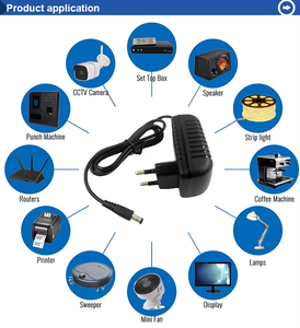Adaptor daya dudukan dinding <span class=keywords><strong>AC</strong></span> <span class=keywords><strong>DC</strong></span> suplai daya 5V2A grosir/colokan standar Eropa 5v1a 12V1A 12V2A 24W kualitas tinggi 10W - Product Image 5