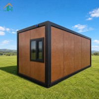 Maison conteneur préfabriquée détachable de 20 pieds pour atelier, camping, maison mobile, bureau pliable, maison rapide – Prix usine