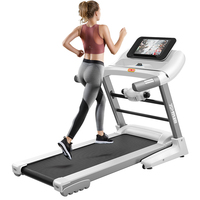 Tapis roulant électrique YPOO avec tv tapis roulant pliable compact tapis roulant de bonne qualité à usage domestique avec YPOOFIT APP