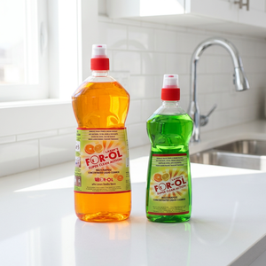 Limpiador Líquido Concentrado Multiusos FOR-OL de LAXMI con Aroma a Naranja Desinfectante 500ml - Product Image 2