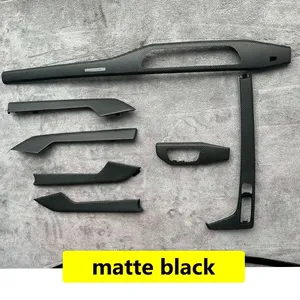 7pcs Carbon Fiber Gear Shift Decor <b>Frame</b> Interior Door Panel Trim for Audi A4 B9 <b>A5</b> S5 S4 2017-2025 Car Interior Accessories - Product Image 2