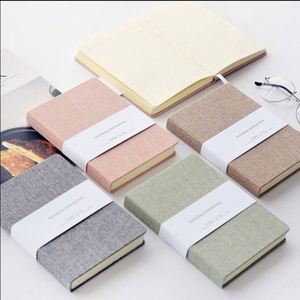 Custom Logo High Quality A5 <b>A6</b> <b>Notepad</b> Personalized Journal Office Linen Cover Hardcover Diary Notebook for Students - Product Image 1