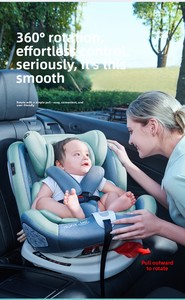 Asiento de Seguridad Universal para Bebés con Rotación de 360 Grados, Portátil y Fácil de Instalar para 0-12 Años, Permite Sentarse y Recostarse - Product Image 4