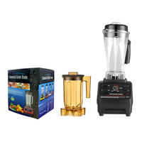 2-in-1 Commerciële Elektrische Keukenblender & -molen, Laag Geluidsniveau, 5+ Snelheden, Voor Fruit, Groenten, IJs, Smoothies