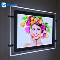 Panneau LED A1 Slim pour publicité suspendue A4, matériau de cadre photo en acrylique rétroéclairé, feuille acrylique, panneau lumineux Duratrans