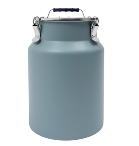 Couvercle de verrouillage hermétique 8/10/12/26/36L Boîtes de stockage d'aliments en acier inoxydable Pot à lait de riz Réservoir de stockage de grains de café - Product Image 4