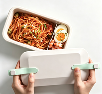 Boîte à lunch chauffante électrique portable R26 700ML, 55W, réchauffage rapide, pot intérieur en céramique antiadhésif