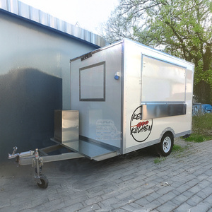 Mobile Hot Dog Trailer Stainless Steel Smoothie Food Truck CE Certified Vendor Cart - Product Image 3